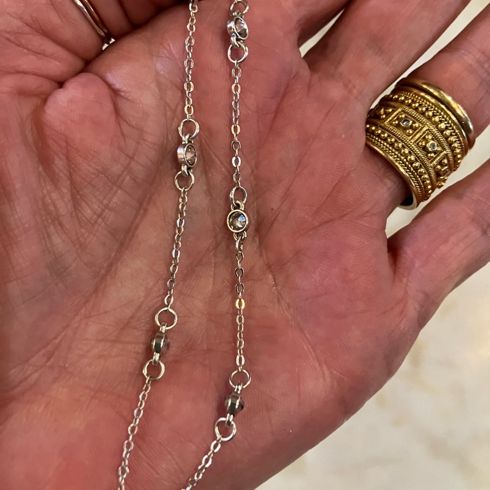 ❤️BRIGHTON NWOT ILLUMIA PETITE COLLAR NECKLACE SILVER